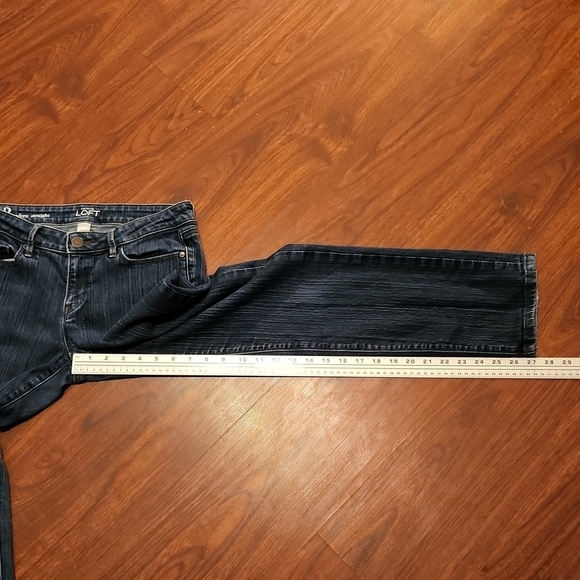 Ann Taylor Loft Womens Jeans Size 6 Petite Modern Straight Denim - Picture 7 of 15